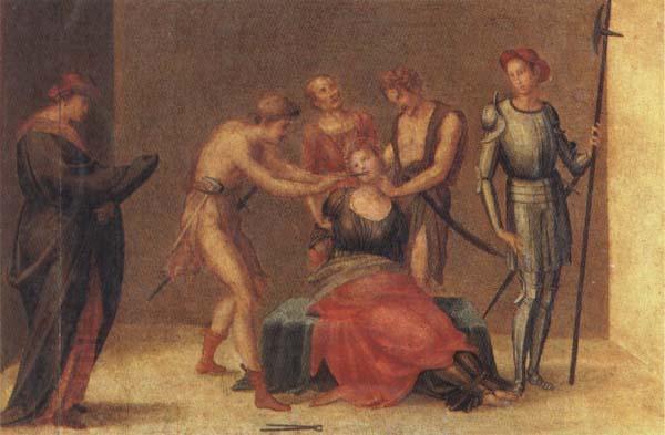 Francesco Granacci The Martyrdom of St.Apollonia